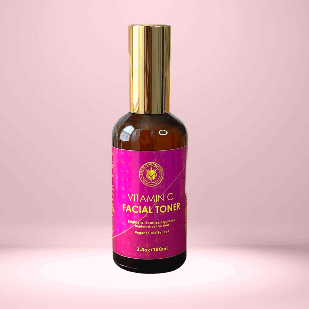 Vitamin C Facial Toner | Facial Toner | All Natural, anti-aging, beauty, chemical free, clean, cosmetics, daily routine, dry skin, evens skin tone, exfoliates, facial serum, facial toner, hydrates skin, moisturizer, moisturizes, moisturizing, nontoxic, organic, organic skincare, reduces scars, self love, selfcare, skincare, toxicfree, vegan, vitamin c toner | Royal Love Organics