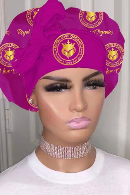 Reversible Satin Bonnet and Satin Hair Wraps