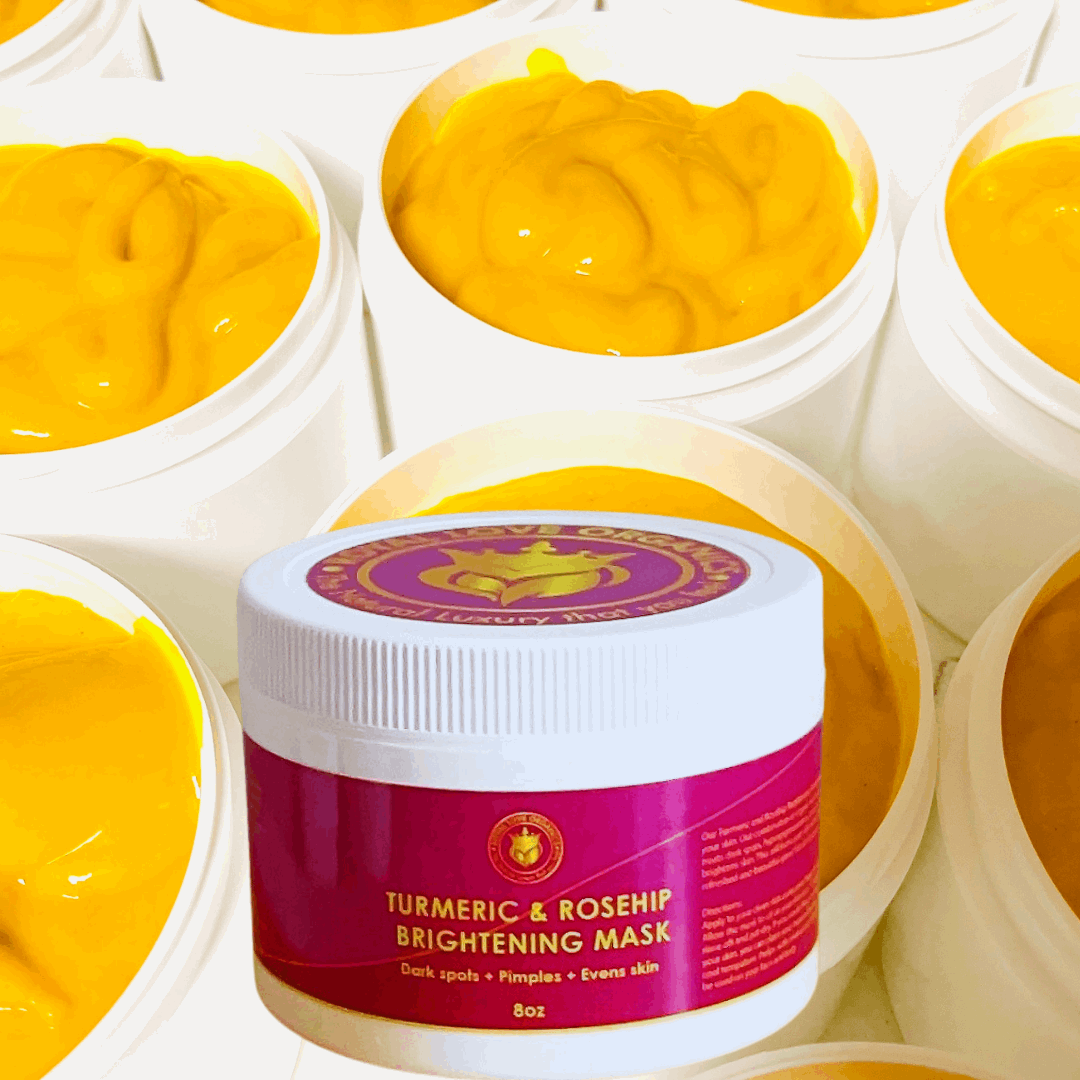 Turmeric Brightening Mask- Dark Spots + Acne Scars Treatment