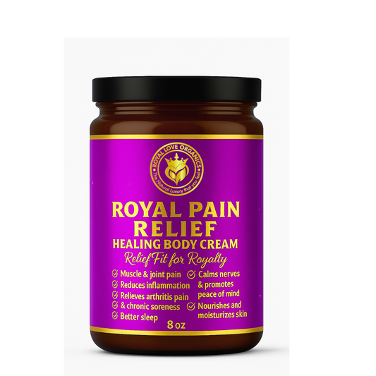 Royal Pain Relief / Healing Body Cream front side