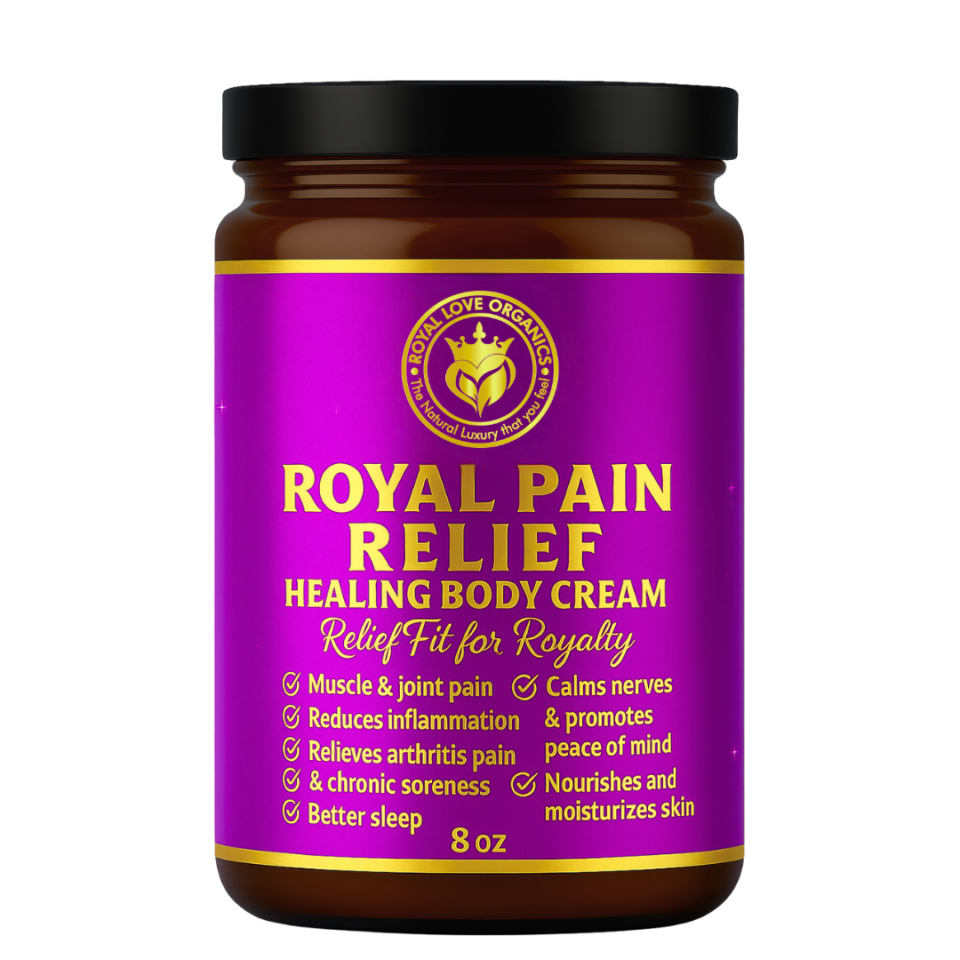 Royal Pain Relief / Healing Body Cream front side