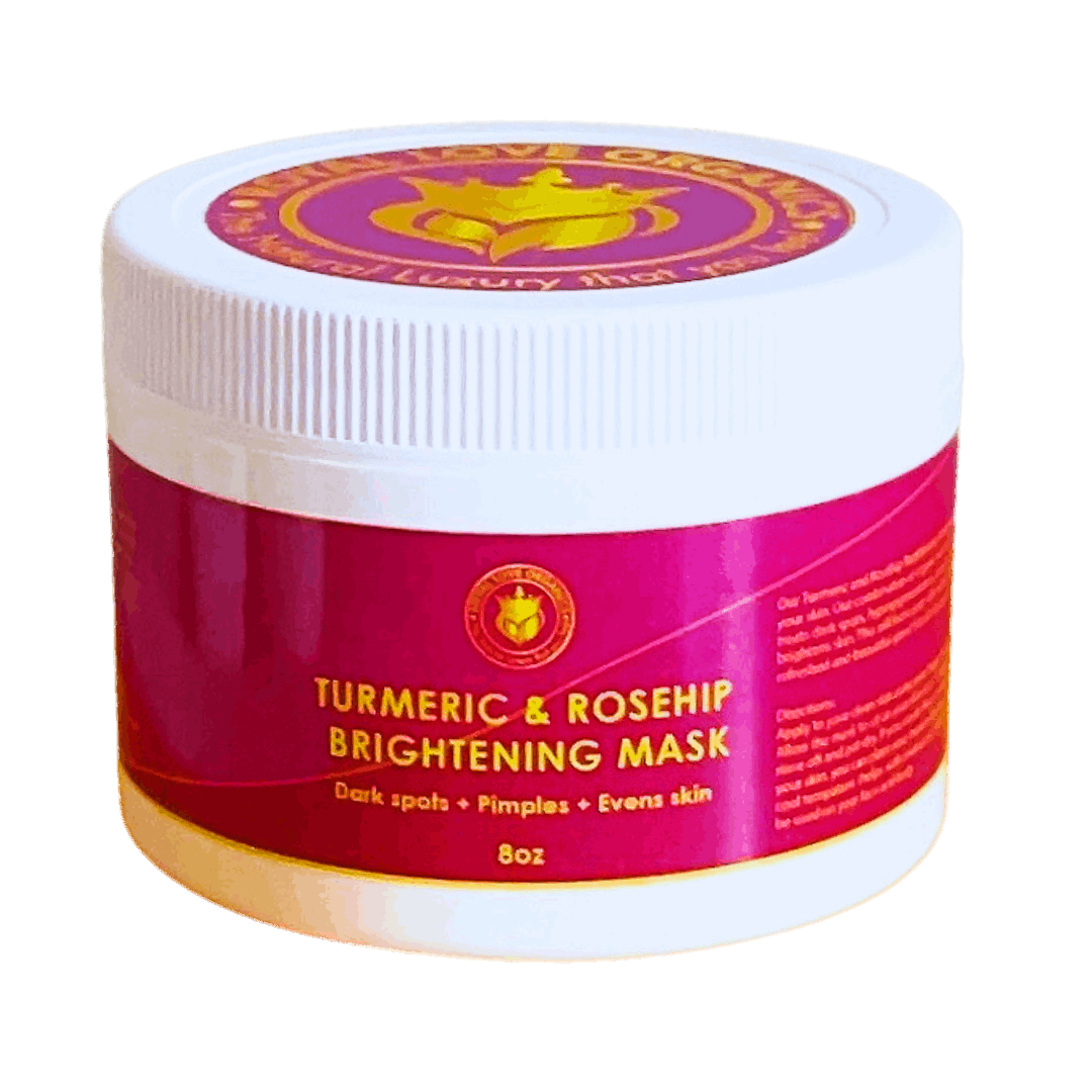 Turmeric Brightening Mask- Dark Spots + Acne Scars Treatment | Face & Body Mask | acnetreatment, anti-aging, brighteningmask, clear skin, dark spots, glowing skin, healthyskin, hydrates skin, hyperpigmentation, turmeric, turmericbenefits, turmericfacemask, turmericforskin, Turmericmask, turmericpowder, turmericscrub, turmericsoap | Royal Love Organics