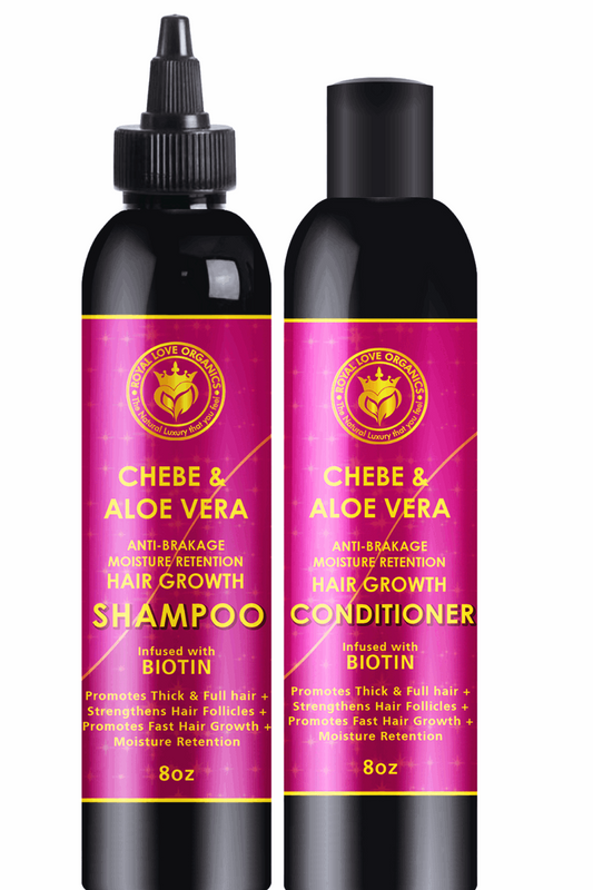 Chebe Hair Shampoo & Conditioner | Shampoo and Conditioner | chebe, chebebutter, chebehairbutter, chebehairgrease, Chebehairgrowth, chebehairgrowthoil, chebehairmix, chebehairshampoo, chebeoil, chebepowder, detoxandcleansehairshampoo, fasthairgrowth, hairgrowthshampoo, hairgrowthwashroutine, musthavechebeset | Royal Love Organics